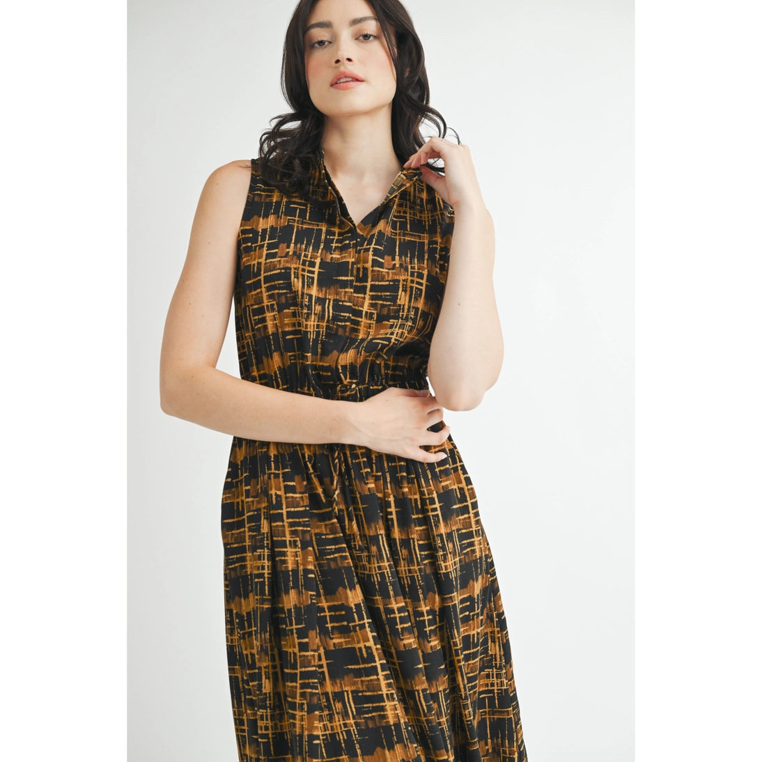 Palmer Buttondown Midi Dress