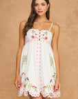 Pip Palm Babydoll Mini Dress