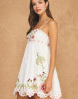 Pip Palm Babydoll Mini Dress
