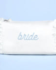 Bride Beauty Cosmetic Bag - Embroidered Satin, Bachelorette