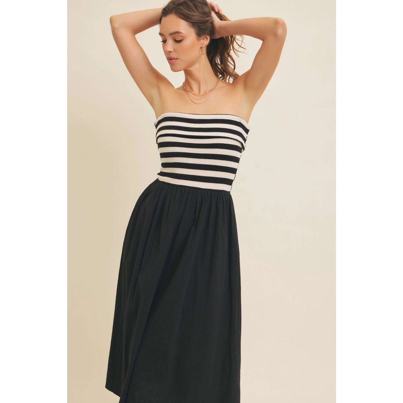 Bailey Strapless Midi Dress