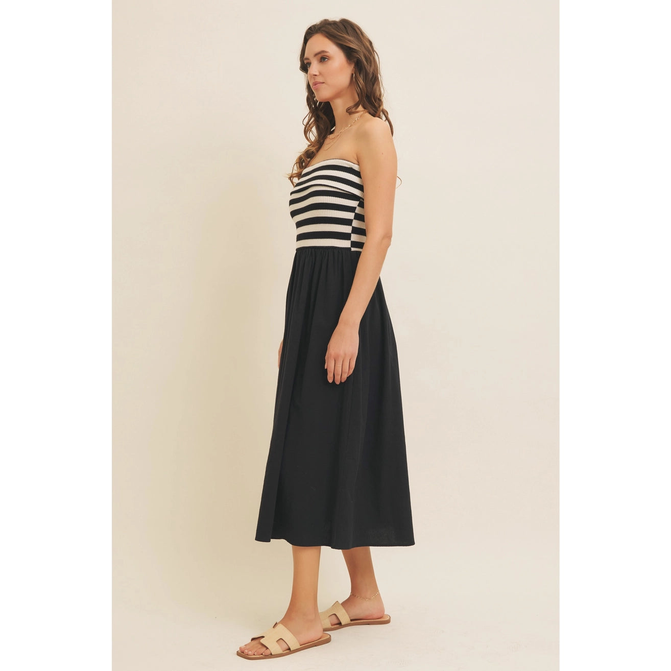 Bailey Strapless Midi Dress
