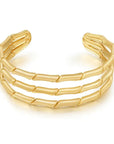 Malia Bamboo Layered Cuff