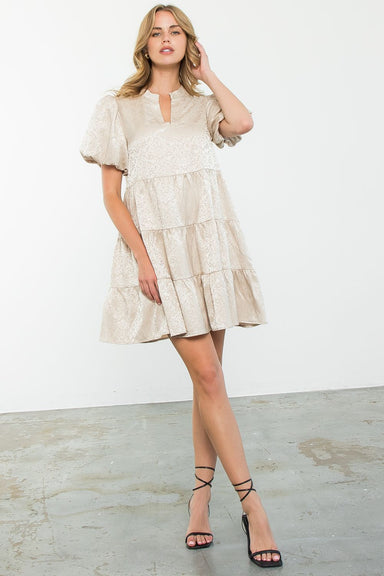 Brooklyn Puff Sleeve Mini Dress - Final Sale Item