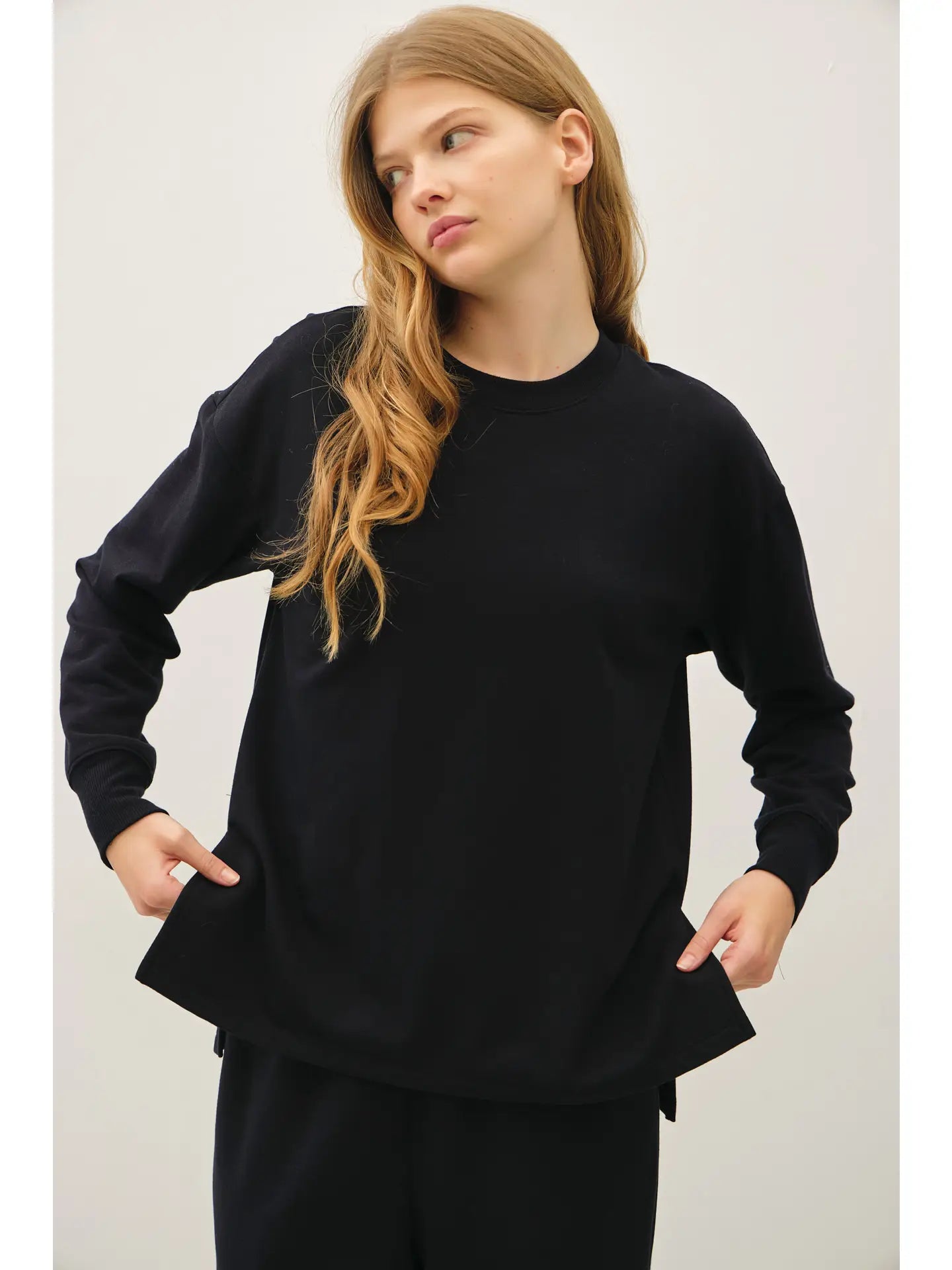 Shiloh Sweatfleece Boxy Top