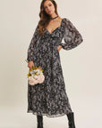Ruby Floral Midi Dress