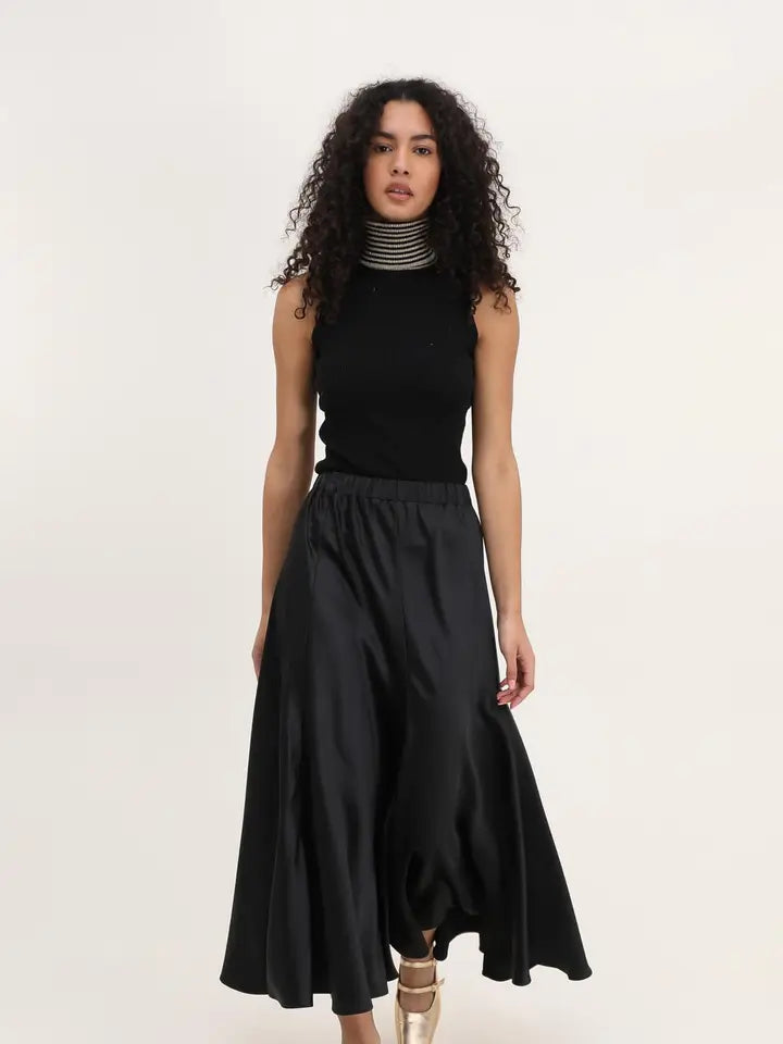 Tiare Thick Satin Skirt
