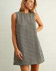 Gianna Gingham Mini Dress
