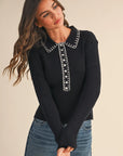 Lena Embroidered Sweater