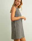 Gianna Gingham Mini Dress