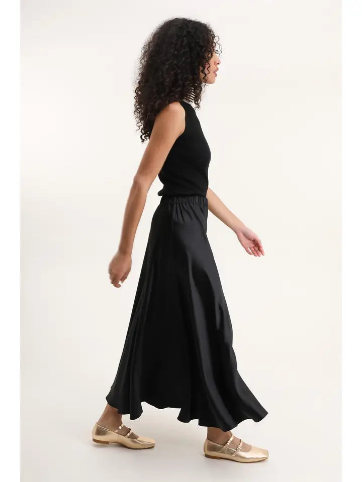 Tiare Thick Satin Skirt