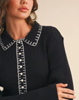 Lena Embroidered Sweater