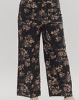 Maria Floral Pants - Plus Size