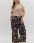 Maria Floral Pants - Plus Size