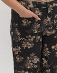 Maria Floral Pants - Plus Size