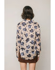 Piper Print Button Down Blouse