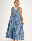 Sasha Sleeveless Midi Dress - Plus Size