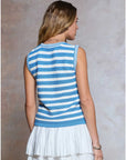 Silvia Stripe Sweater Vest