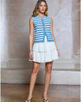 Silvia Stripe Sweater Vest