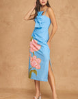 Trina Twisted Bow Midi Dress
