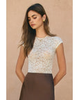 Lilly Lace Cap Sleeve Bodysuit