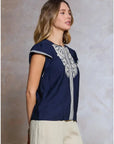 Bree Boho Embroidered Blouse