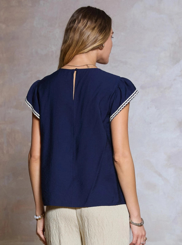 Bree Boho Embroidered Blouse