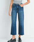 Scissor Cut Wide Leg Denim