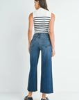 Scissor Cut Wide Leg Denim