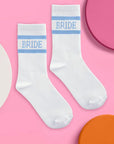 Blue Bride Socks | Something Blue Wedding Socks Bachelorette