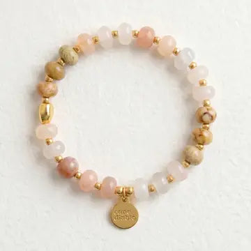 Brielle Blush Aventurine Bracelet