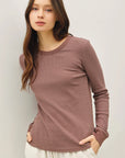 Miley Stitched Thermal Top