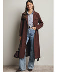 Double Pocket Belted Trench Coat