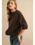 Bri Short Sleeve Sweater