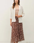 Farren Flowy Paisley Maxi Skirt
