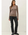 Rylan Ribbed Crewneck Top