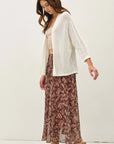 Farren Flowy Paisley Maxi Skirt