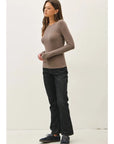 Rylan Ribbed Crewneck Top