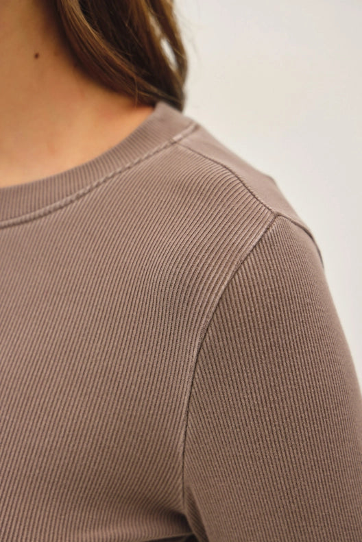 Rylan Ribbed Crewneck Top