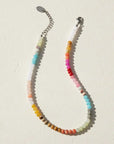 Bella Blush Beam Stone Necklace