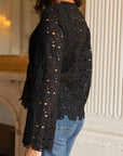 Clara Blouse in English Embroidery