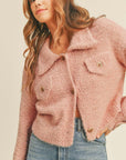 Carly Cardigan Cropped Jacket