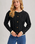 Bonnie Cable Knit Cardigan