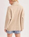 April Oversized Open Cardigan