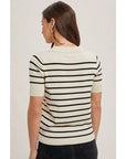 Caroline Striped Knit Top