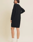 Carson Mixed Media Sweater Dress