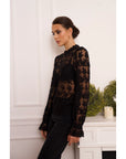 Catherine Embroidered Lace Blouse