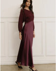 Soren Mixed Media Midi Dress