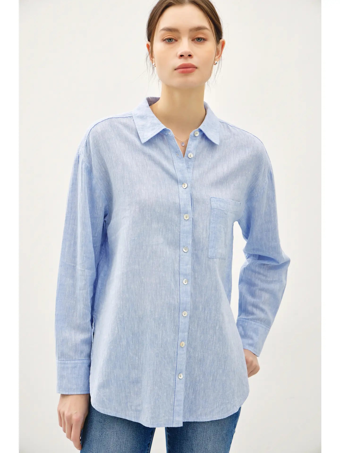 Lexi Long Sleeve Button Up Shirt