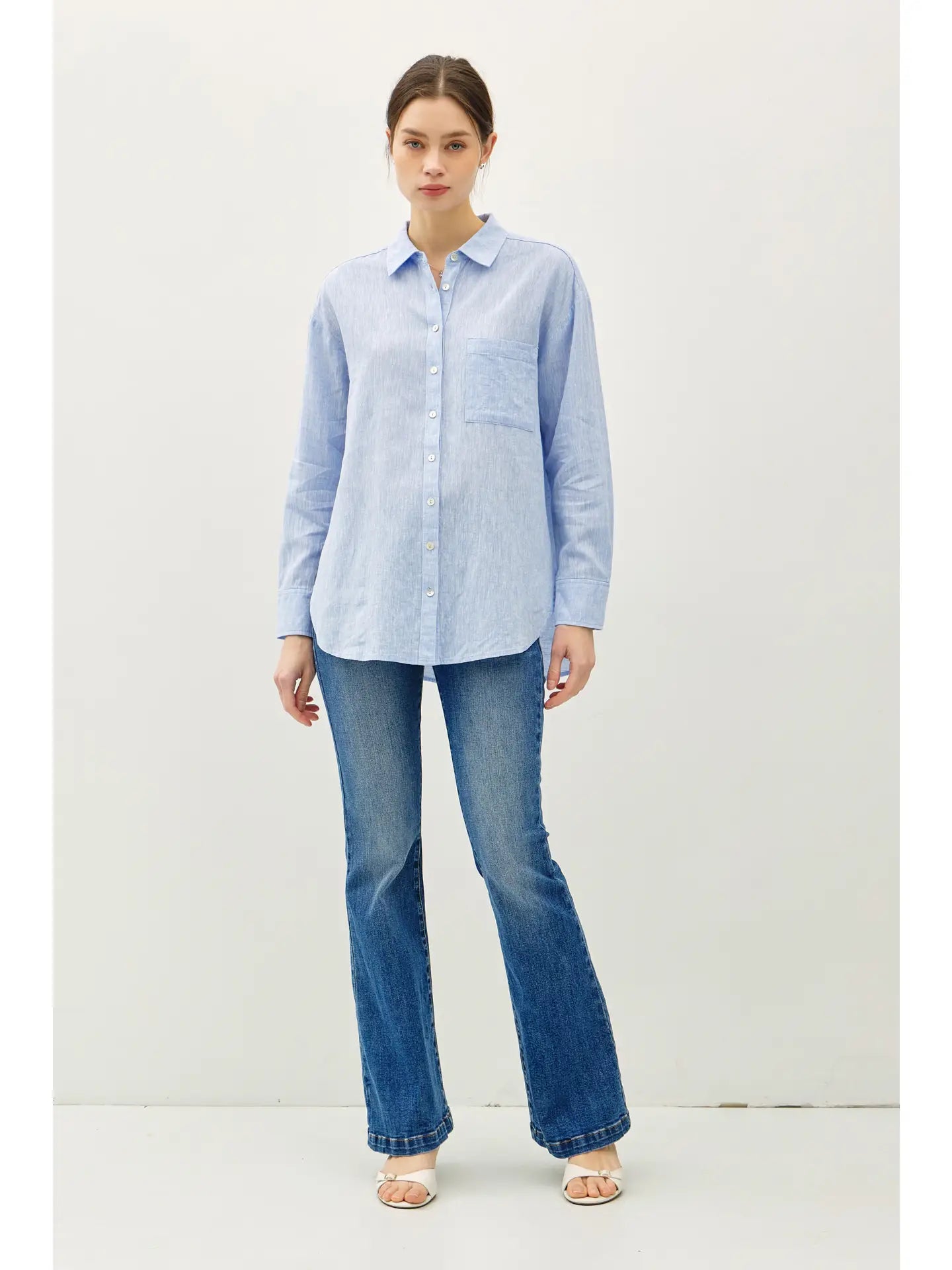 Lexi Long Sleeve Button Up Shirt